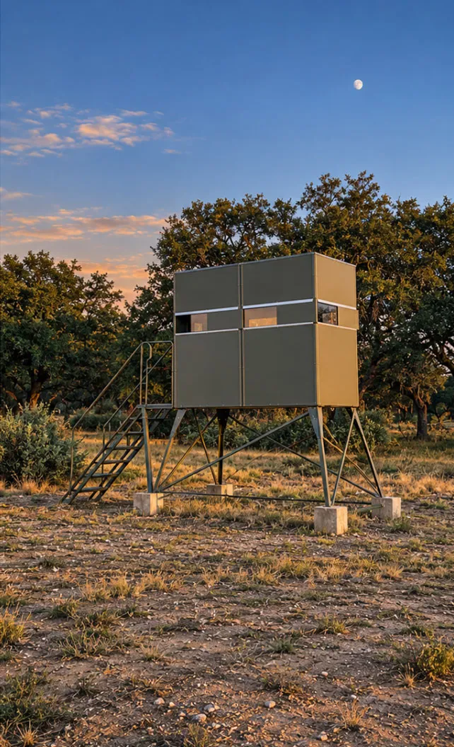 Elevated hunting blind